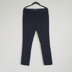 Express columnist straight leg black pants 4